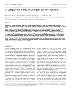 A Longitudinal Study of Category