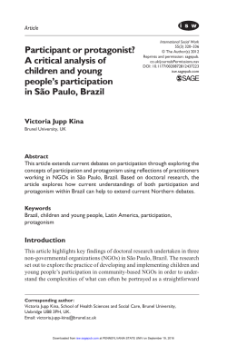 Participant or protagonist? A critical analysis of children