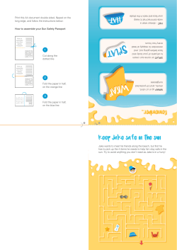 Keep Jake safe in the sun Remember