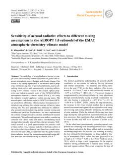 Sensitivity of aerosol radiative effects to different mixing assumptions
