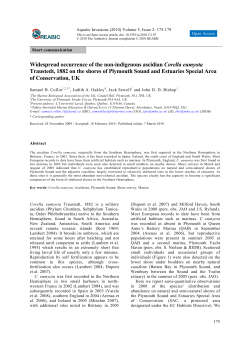 article - Aquatic Invasions