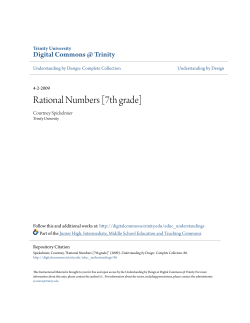 Rational Numbers [7th grade]