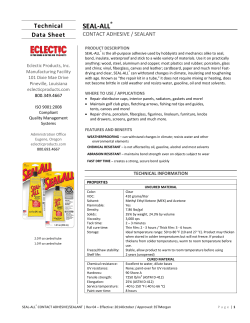 SEAL-ALL&reg; - Eclectic Products