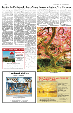 Passion for Photography Lures Young Lawyer to