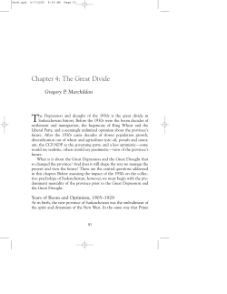 Chapter 4: The Great Divide