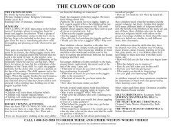 THE CLOWN OF GOD