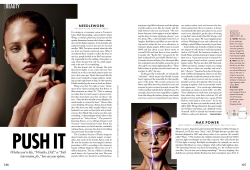 ELLE - Needlework, The New Rules for Injectables
