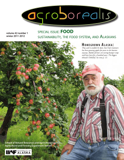 Agroborealis - University of Alaska Fairbanks