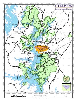 1 0 1 0.5 Miles - Clemson University