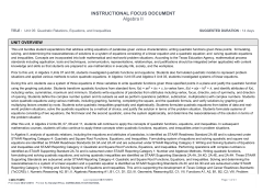 Unit 5 TEKS - Corsicana ISD