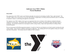 Anderson Area YMCA Makos Parent Handbook