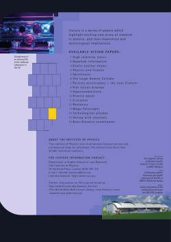 free electron lasers - Institute of Physics