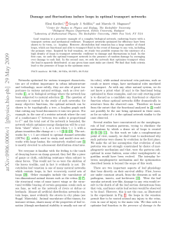 Damage and fluctuations induce loops in optimal transport networks