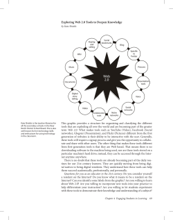 Exploring Web 2.0 Tools to Deepen Knowledge