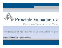 Fair Market Value - FL House Bill 711