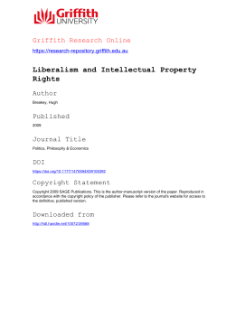 Liberalism and Intellectual Property Rights