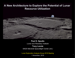 A New Architecture to Explore the Potential of Lunar Resource