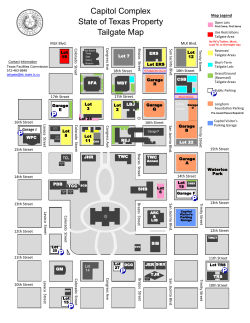 Capitol Complex State of Texas Property Tailgate Map