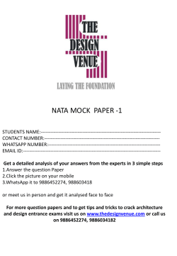 nata mock paper -1