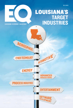 LOUISIANA`S - Louisiana Economic Development