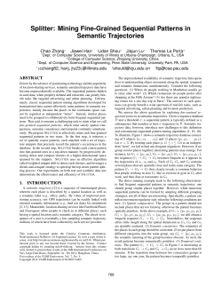 Mining Fine-Grained Sequential Patterns in Semantic Trajectories