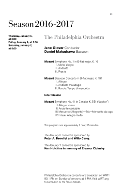 Mozart - The Philadelphia Orchestra