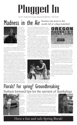 Issue 5 - Speedway High School