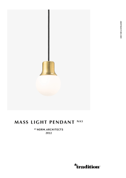 Mass light Product sheets