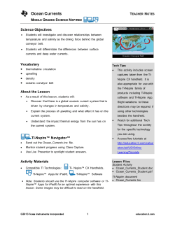 Summary of lesson - TI Education