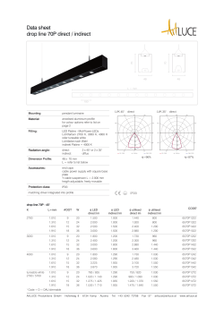 Data sheet drop line 70P direct / indirect