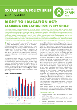 Right to Education Act