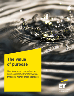 The Value of purpose