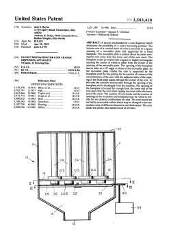 Payout mechanism for coin change dispensing apparatus