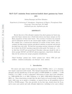 MeV-GeV emission from neutron-loaded short gamma