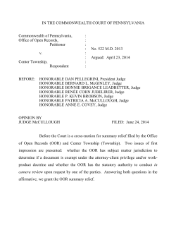 No. 522 M.D. 2013 - Pennsylvania Courts