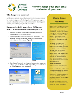 How to change your staff email and network password Create