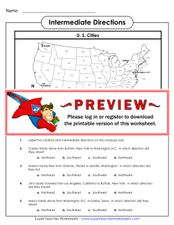 Intermediate Directions - superteacherworksheets.com