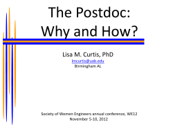 The Postdoc - WordPress.com