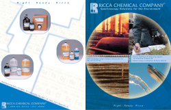 Standards - Ricca Chemical Company