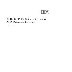 CPLEX Parameters Reference