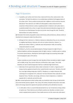 4 Bonding and structure II