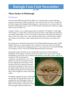 Raleigh Coin Club Newsletter