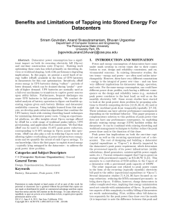 Benefits and Limitations of Tapping into Stored Energy