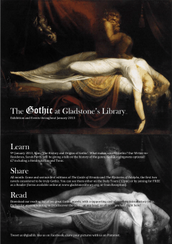 An Introduction to the Gothic novel