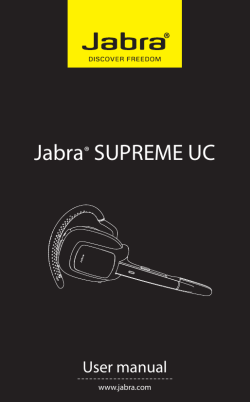 Jabra&reg; SUPREME UC