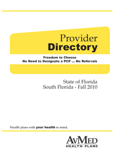 Provider Directory