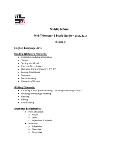 Grade 7 Study Guides.
