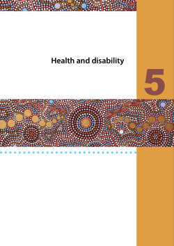 5 Health and disability - Australian Institute of Health and Welfare
