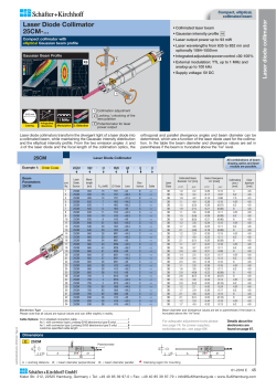 Laser Diode Collimator 25CM-