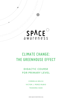 CLIMATE CHANGE: THE GREENHOUSE EFFECT